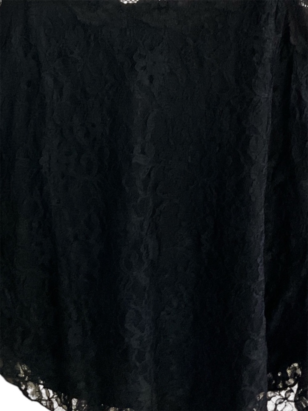 Studio 1940 Black Lace Top - Juniors Large - Picture 5 of 11